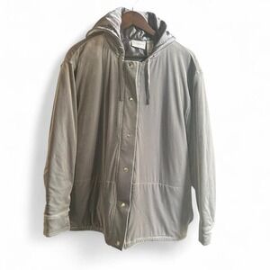 womens puffy velvet coat liz claiborne size‎ xl